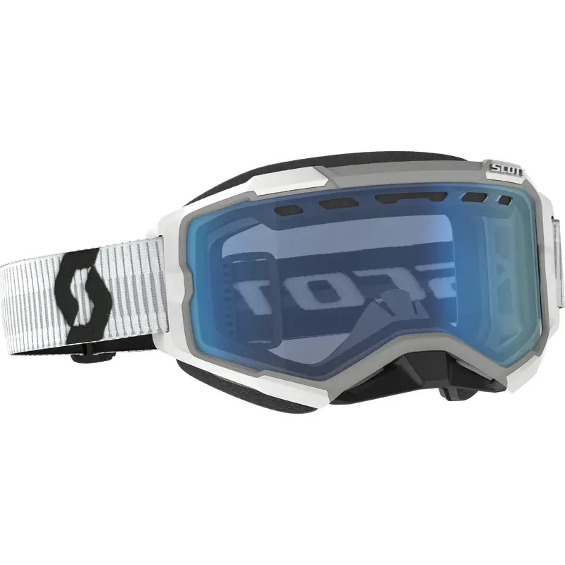 Fury Goggle Snow Cross White W/Blue