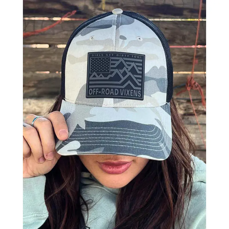 Ride Free Camo Trucker
