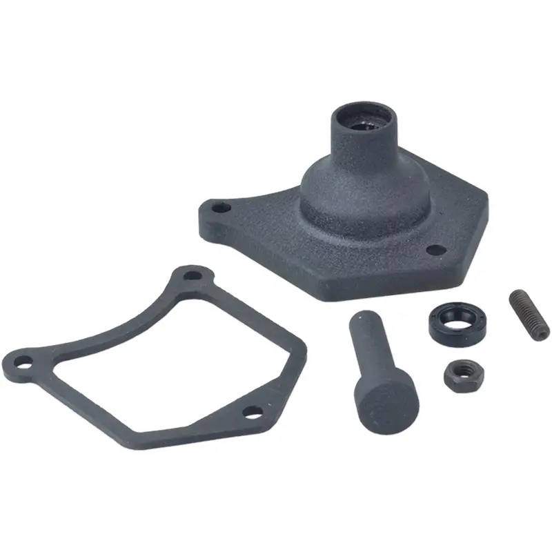 DRAG SPECIALTIES Solenoid End Cover - Starter Button - Black Wrinkle 79-4002