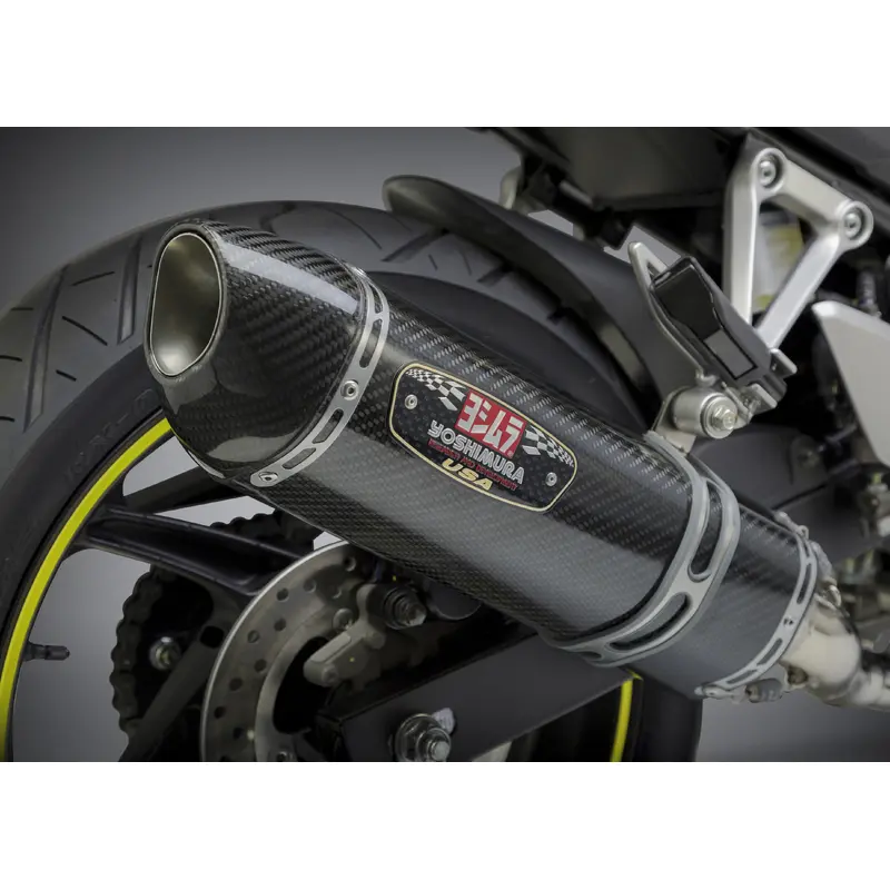 YOSHIMURA EXHAUST RACE R-77 SLIP-ON SS-CF-CF 123002J220