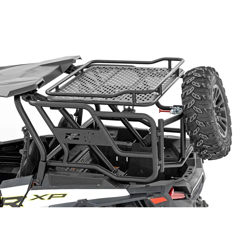 Rough Country - TUBULAR REAR CARGO RACK - Polaris RZR XP-1000