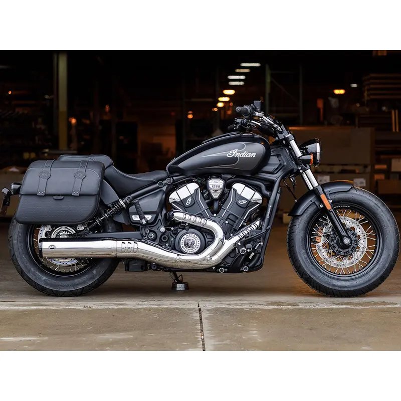 S&S MUFFLER SCOUT 2025 CHROME / BLK END