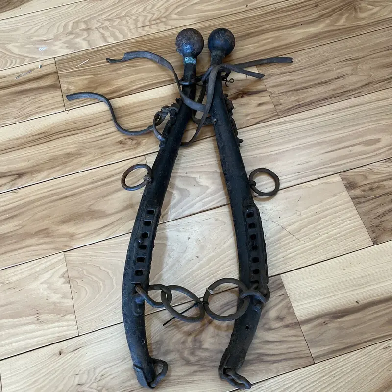 Vintage Metal Iron Harness Hames Horse Collar 24