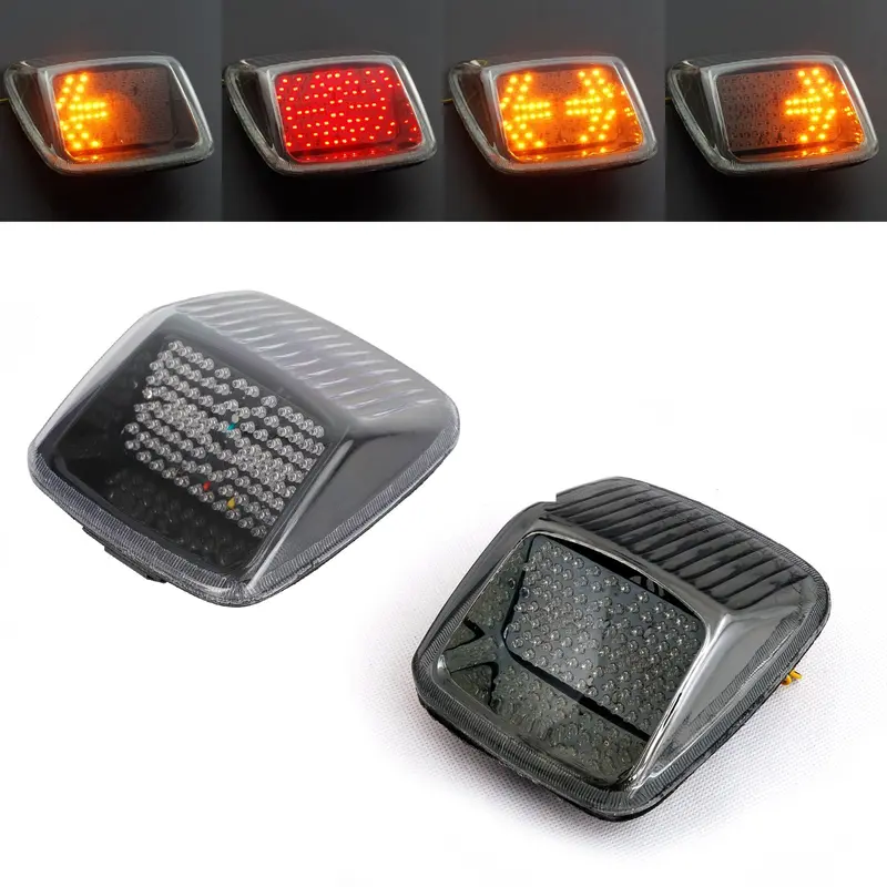 2002-2011  V-ROD Night Rod Street Rod Taillight + Turn Signals Clear