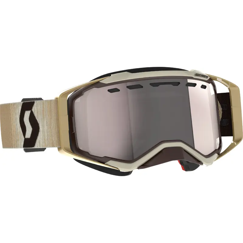 Prospect Snwcrss Goggle Beige/Brn Enhncr Slvr Chrome
