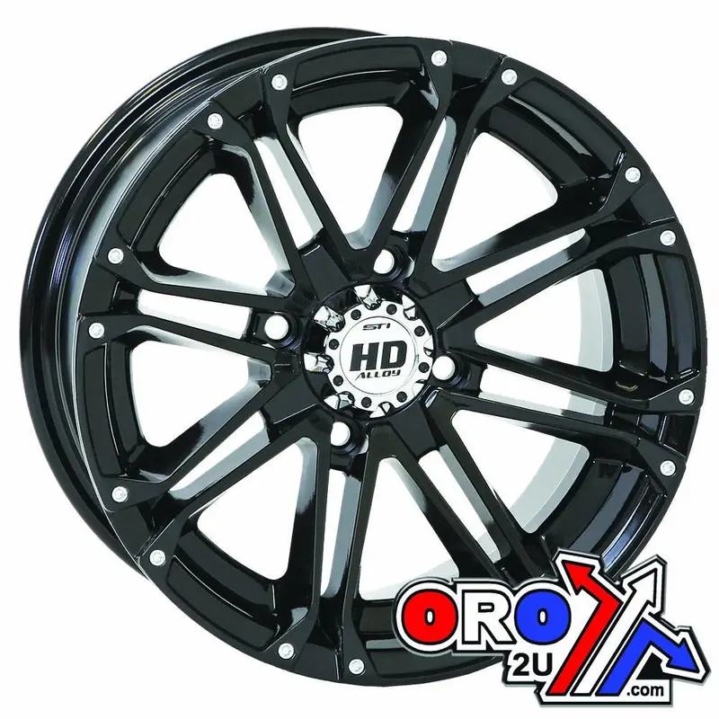 RIM ALU STI 12x7 4/110 BLACK, 12HD311 WHEEL OFFSET 2+5