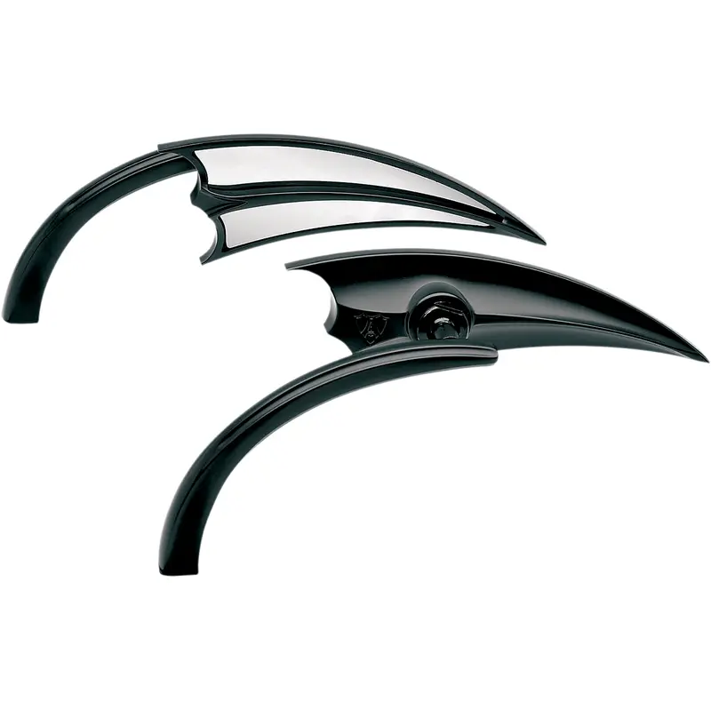 ARLEN NESS Mirror - Micro - Scoop - Side View - Triangle - Black - Left 13-028