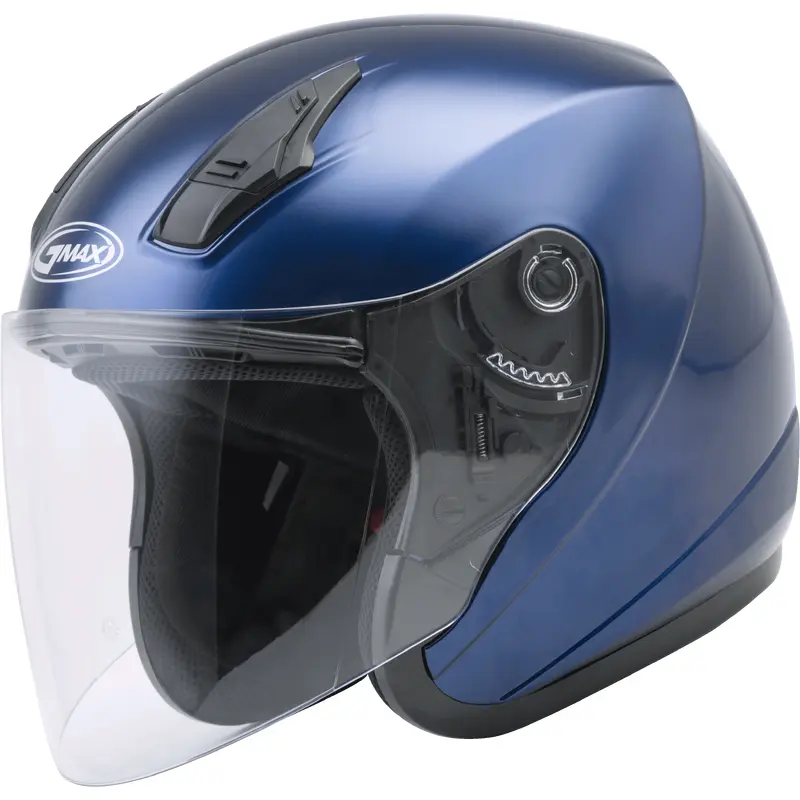 GMAX OF-17 Open Face Helmet Blue G317498N - Comfortable & Stylish
