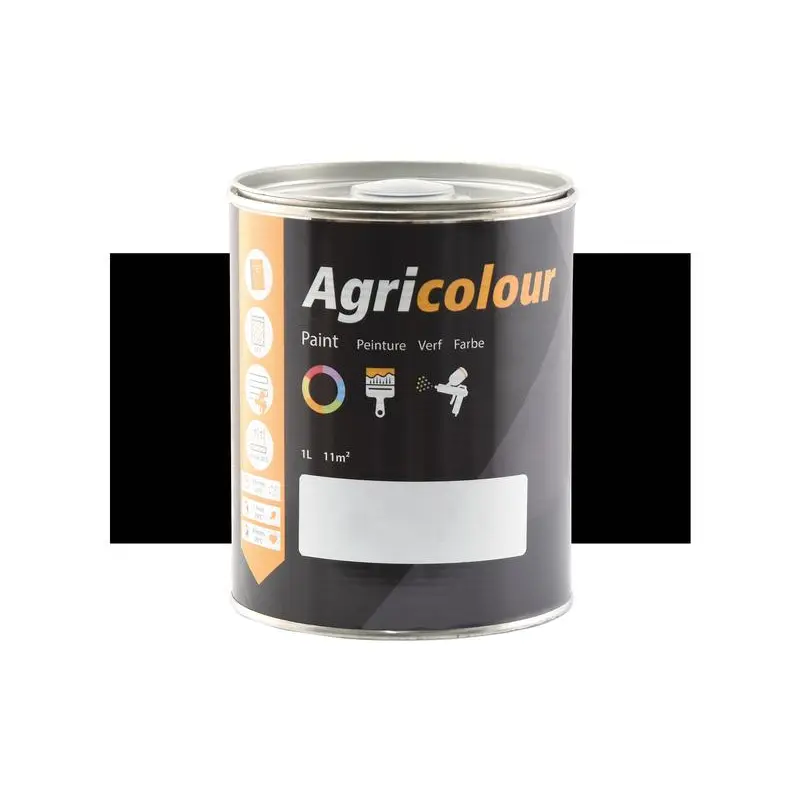Agricolour - Grey Gloss Paint 1L Tin - Sparex Part No. S.84466