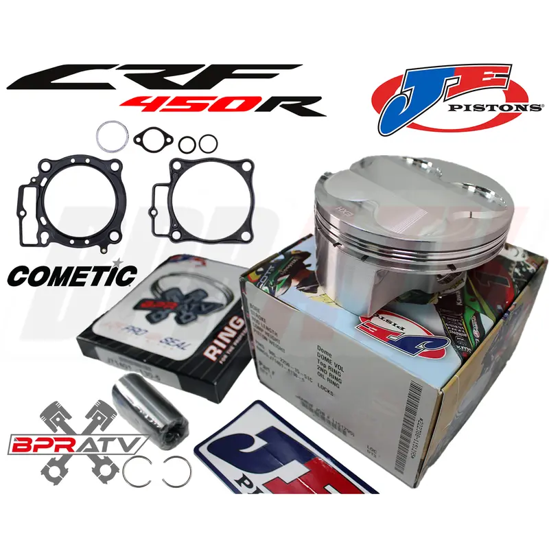 09-16 Honda CRF CRF450R 100mm Big Bore 12.5:1 JE Pump Gas Piston Top End Gasket