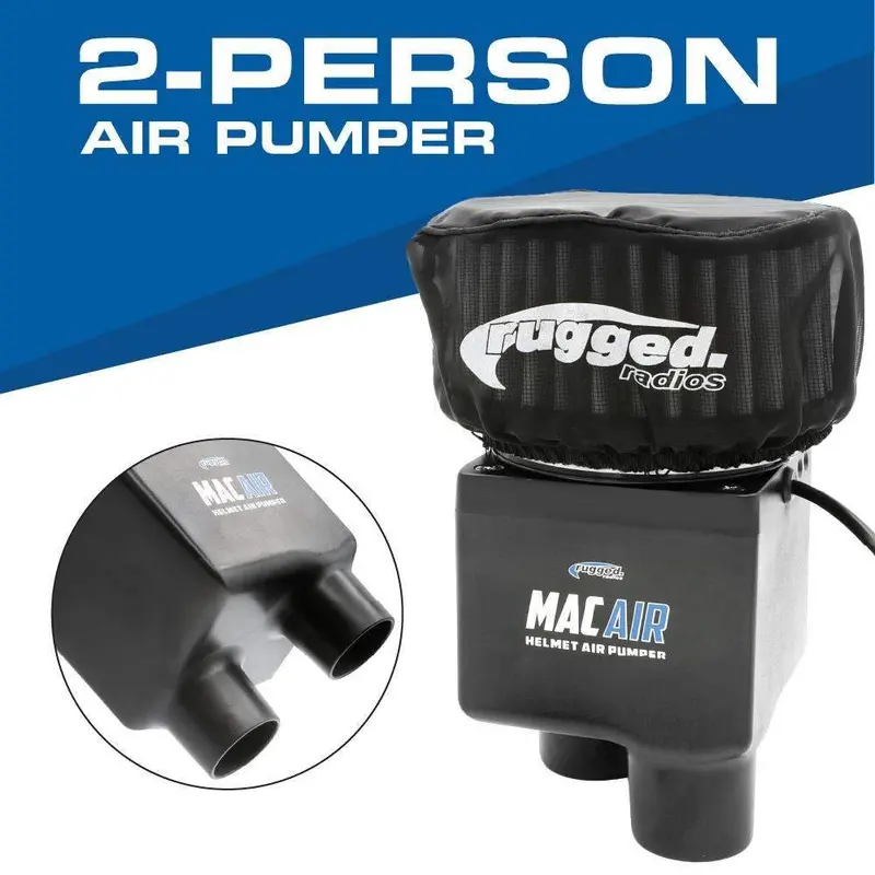 Rugged Radios MAC Air 2-Person Helmet Air Pumper (Pumper Only) MAC-2P