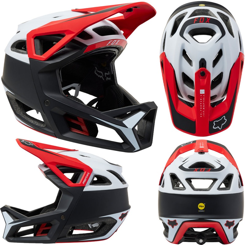 Fox Proframe RS MIPS Helmet - L - Sumyt Black - Red