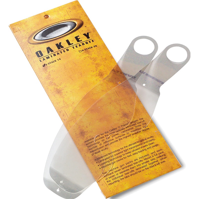 Oakley O Frame 2.0 Pro Laminated Tear-offs 14 pk - One Size Fits Most - Clear