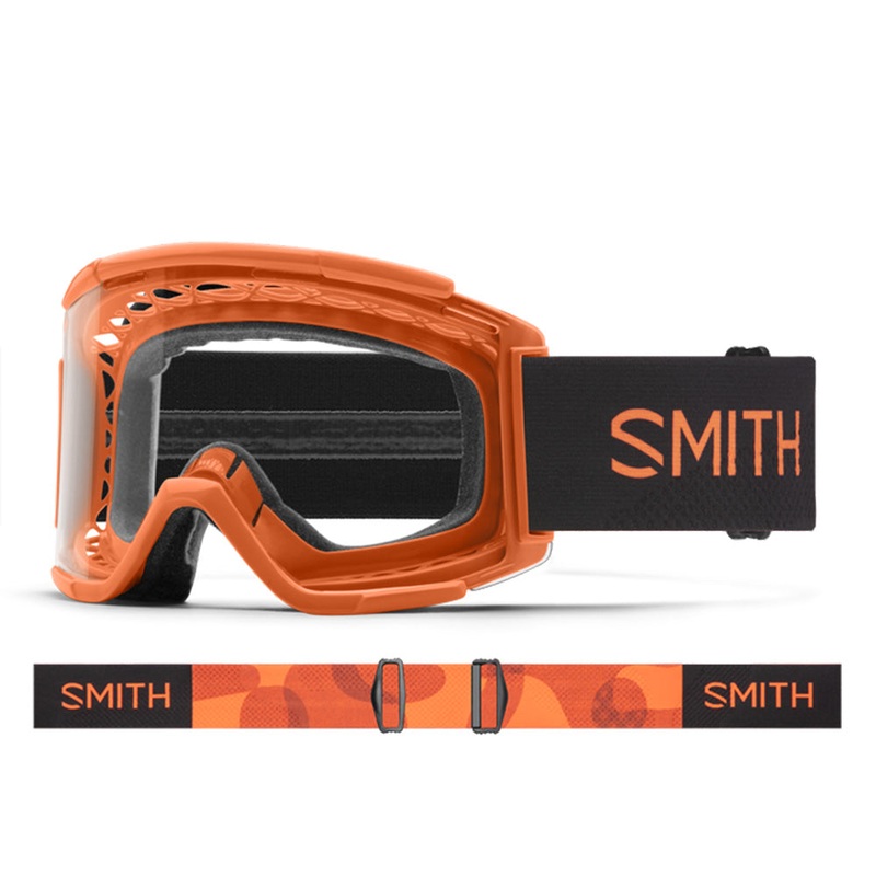 Smith Squad XL MTB Goggles - One Size Fits Most - Cinder Haze - Clear Anti Fog Lens